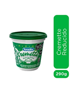 Queso Crema Tonadita Cremette Reducido 290 G