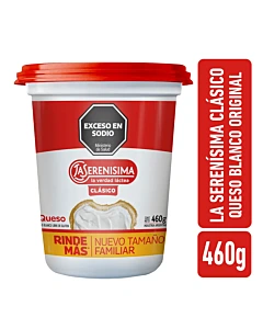 Queso Blanco La Serenísima Clásico Original 460 G
