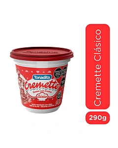 Queso Crema Tonadita Cremette Clásico 290 G