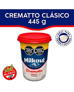 Queso Untable Milkaut Crematto Clásico 445 G