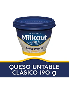 Queso  Untable Clasico Milkaut 190 Gr