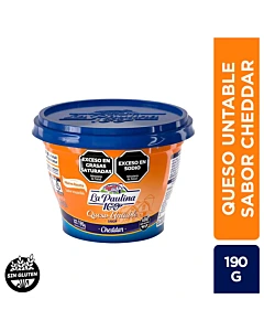 Queso Untable La Paulina Cheddar 190 G