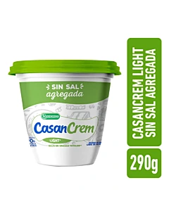 Queso Blanco Casancrem Light Sin Sal Agregada 290 G