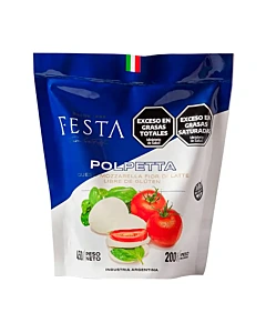 Queso Mozzarella Festa Polpetta 200 Ml