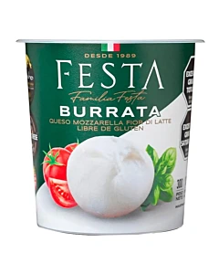 Queso Mozzarella Festa Burrata 300 Ml