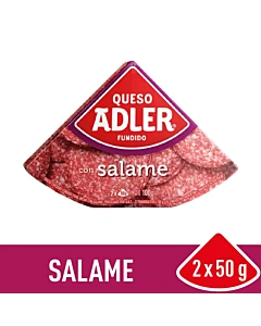 Queso Fundido Adler Con Salame 100 G
