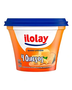 Queso Ilolay Untable 4 Quesos 190 G
