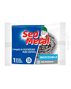 Esponja Sed Metal Hogar Acero Inoxidable