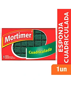 Esponja Mortimer Cuadriculada 1un