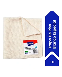 Trapo Piso Check Blanco 47 X 50 Cm