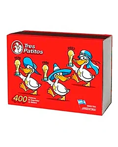 Fósforos Tres Patitos Tri Campeones 400 U