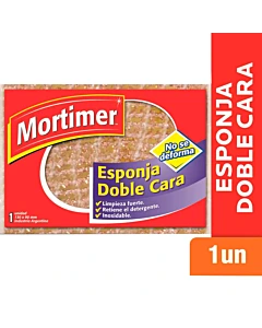 Esponja Mortimer Doble Cara Bronce 1un