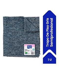 Trapo Piso Check Gris 60 X 65 Cm