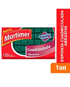 Esponja Mortimer Cuadri Abrasiva 1un