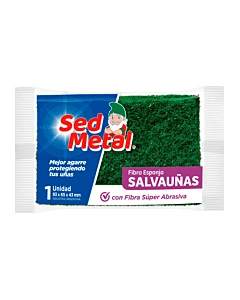 Esponja Sed Metal Con Fibra