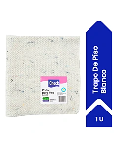 Trapo Piso Check Blanco 47 Cm X 50 Cm
