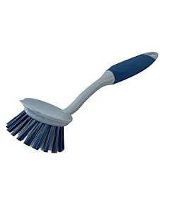 Cepillo Redondo Para Platos Azul Gris
