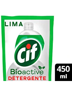 Detergente Cif Bioactive Lima 450ml