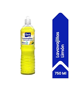 Detergente Lavavajillas Check Diluído Limón 750 Ml