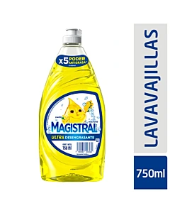 Detergente Magistral Ultra Desengrasante Limon 750ml