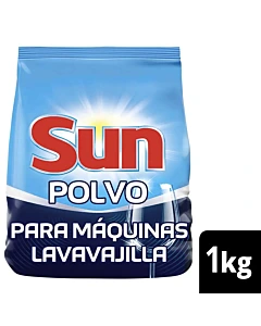 Jabón En Polvo Sun Para Lavavajillas 1 Kg