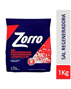 Sal Para Lavavajillas Automático Zorro 1 Kg