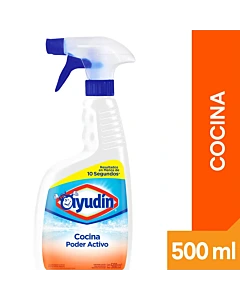 Limpiador De Cocina Ayudín Poder Activo (Gatillo) 500 Ml