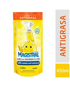 Antigrasa Magistral Concentrado Limón 450 Ml