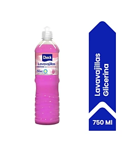 Detergente Lavavajillas Check Diluído Cremoso Con Glicerina 750 Ml