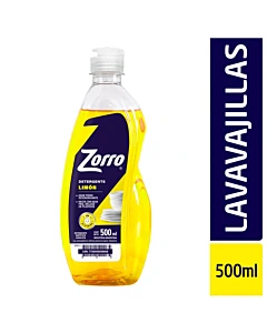 Lavavajillas Zorro Limón 500 Ml