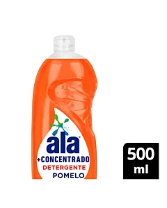 Lavavajilla Concentrado Ala Pomelo En Botella 500 Cc.