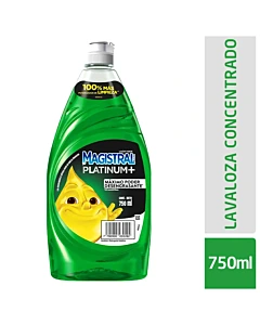 Detergente Magistral Platinum Limón Verde 750 Ml