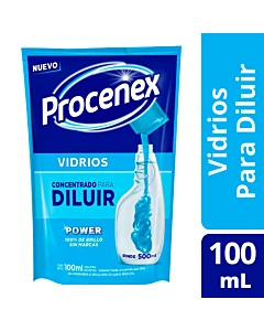 Limpia Vidrios Procenex Concentrado 100 Ml