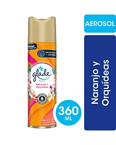 Desodorante Ambiental Glade Naranjo Y Orquídeas 360 Ml