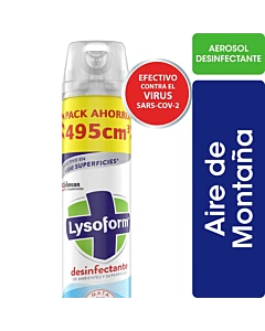 Desinfectante Lysoform Aire De Montaña 495ml