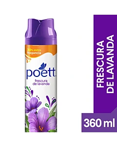 Desodorante De Ambiente Poett Frescura De Lavanda (Aerosol) 360ml