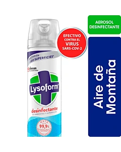 Desinfectante Elimina Olores Lysoform Aire De Montaña 360 Ml