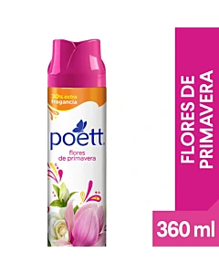 Desodorante De Ambiente Poett Flores De Primavera (Aerosol) 360 Ml