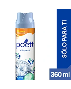 Desodorante De Ambiente Poett Solo Para Tí (Aerosol) 360 Ml