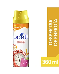 Desodorante De Ambiente Poett Despertar De Energía (Aerosol) 360 Ml
