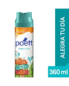 Desodorante De Ambiente Poett Alegra Tu Día (Aerosol) 360 Ml