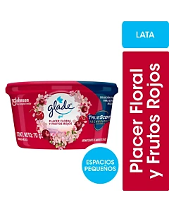 Aromatizante Ambiental Glade Placer Floral Y Frutos Rojos Minigel 70 G
