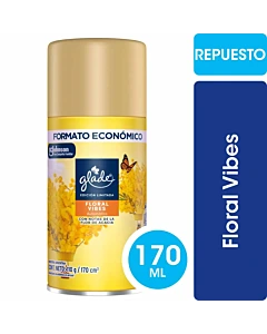 Aromatizante Ambiental Glade Floral Vibes Automático 170ml