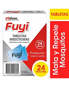 Tabletas Insecticidas Fuyi Contra Mosquitos 24u