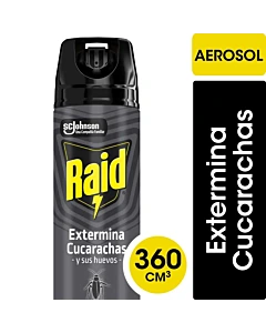Insecticida Cucarachas Raid Exterminador 360ml