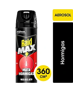 Insecticida Raid Max Hormigas 360 Ml