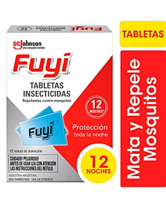Tabletas Insecticidas Fuyi Contra Mosquitos 12u