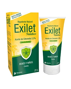 Crema Repelente Exilet  De Insectos Natural 70g