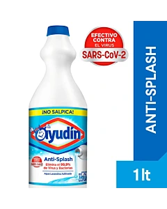 Lavandina Ayudín Anti-Splash 1 Lt