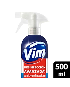 Lavandina Líquida Vim Desinfección Avanzada 500 Ml